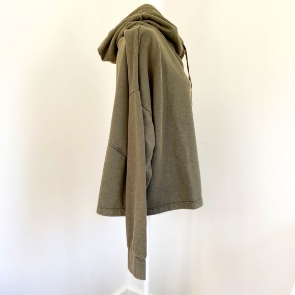 Z by Zella Serena Slouch Green Long Sleeve Hoodie - Picture 4 of 7